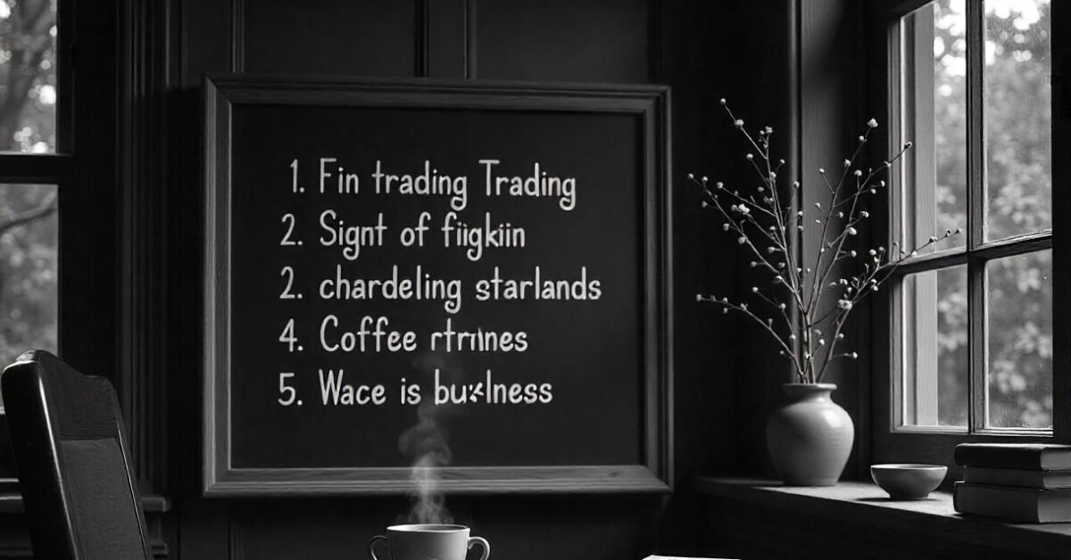 Trading psychology rules