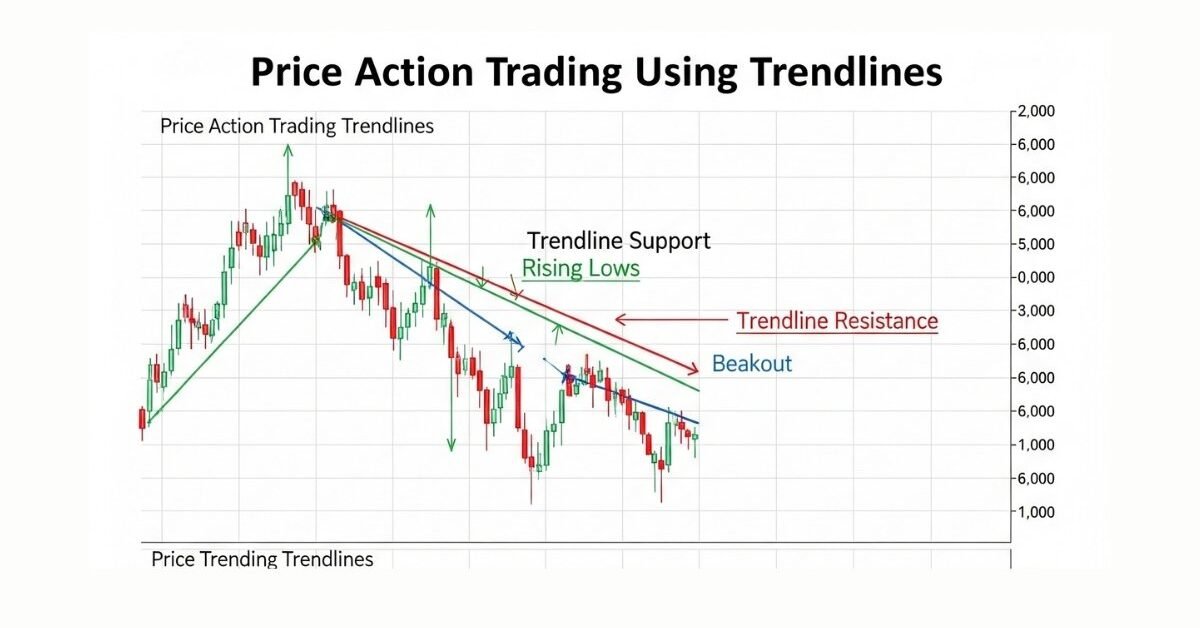 price action trading strategy using trendline