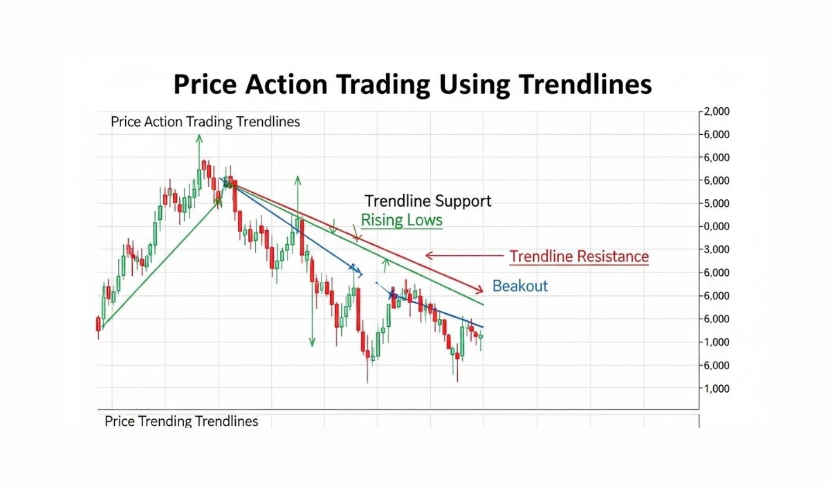 price action trading strategy using trendline