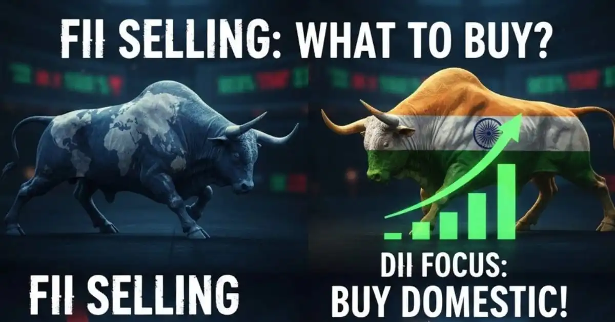 FII bech raha hai to kya buy kare?