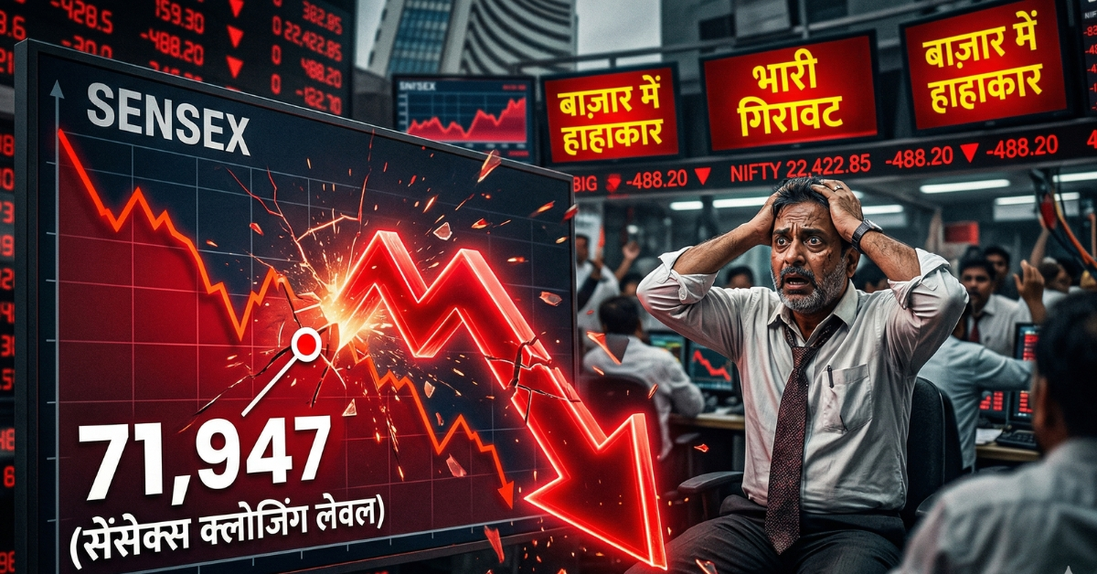 Stock market girne ki wajah aaj